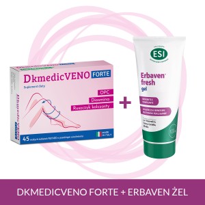 DkmedicVeno Forte + Erbaven żel 